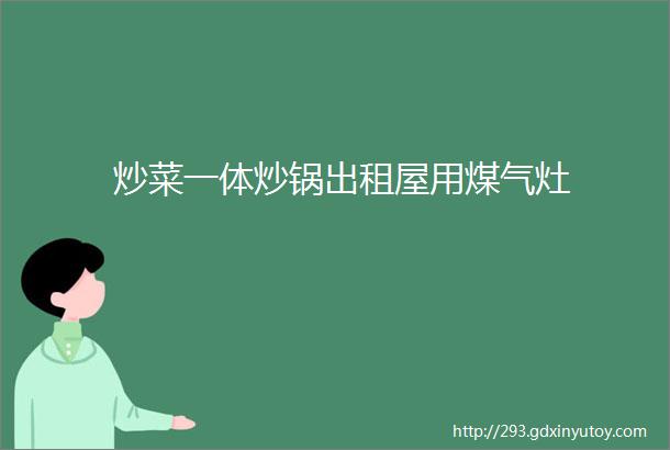 炒菜一体炒锅出租屋用煤气灶