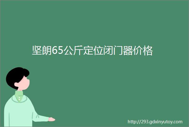 坚朗65公斤定位闭门器价格