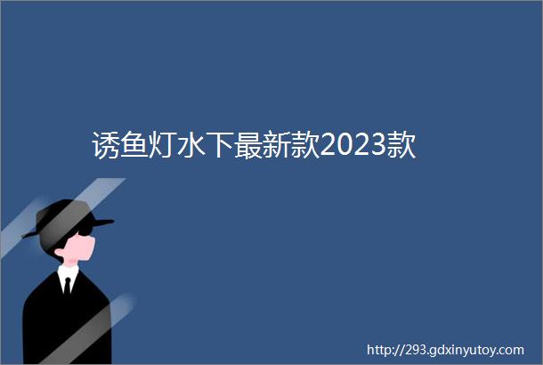 诱鱼灯水下最新款2023款