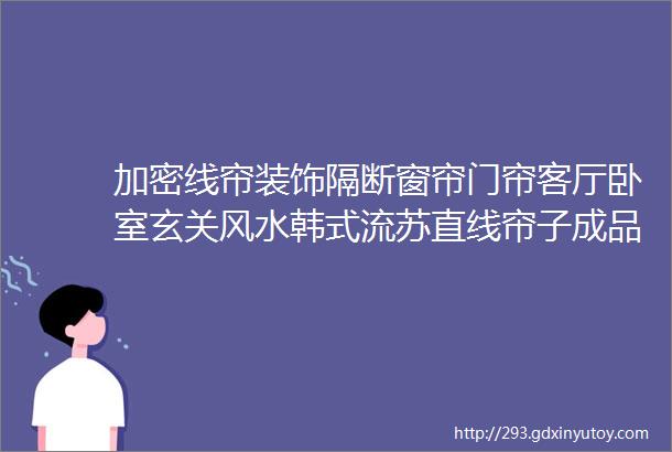 加密线帘装饰隔断窗帘门帘客厅卧室玄关风水韩式流苏直线帘子成品